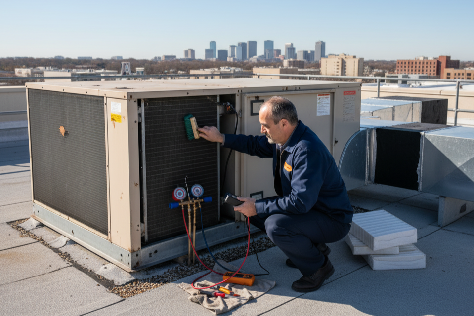 The owner of Air Dynamics providing HVAC services in Jenks.